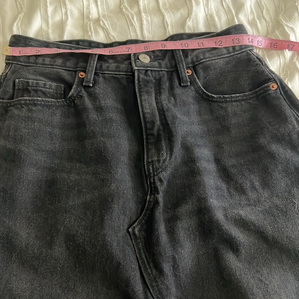 Old Navy Black Denim Midi Skirt - Picture 3 of 8
